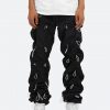 Mnml Bungee Cord Pants - Black/White Bottoms