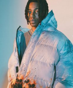 Mnml Burning Puffer Jacket - Multi