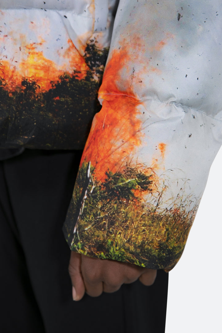 Mnml Burning Puffer Jacket - Multi 9 Mnml Burning Puffer Jacket - Multi