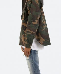 Mnml Camo Hooded Zip Up - Woodland Camo