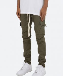 Mnml Cargo Drawcord II Pants - Olive 11 Mnml Cargo Drawcord II Pants - Olive