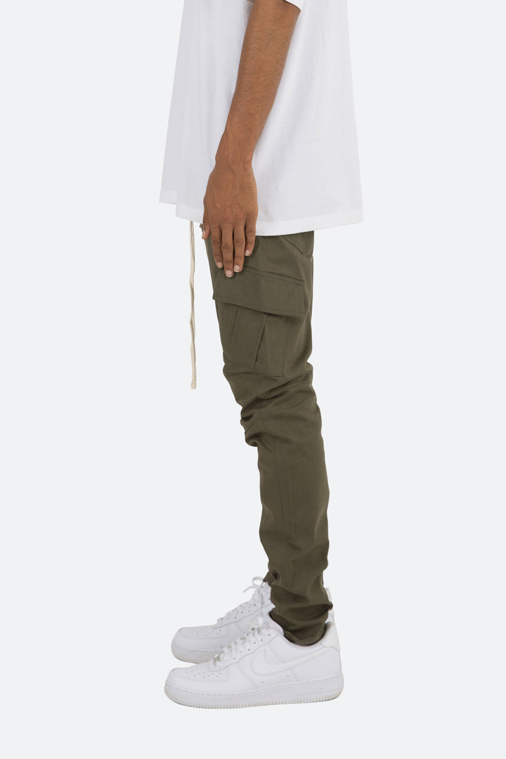Mnml Cargo Drawcord II Pants - Olive 5 Mnml Cargo Drawcord II Pants - Olive