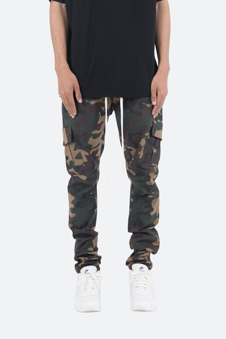 Mnml Cargo Drawcord II Pants - Woodland Camo 3 Mnml Cargo Drawcord II Pants - Woodland Camo