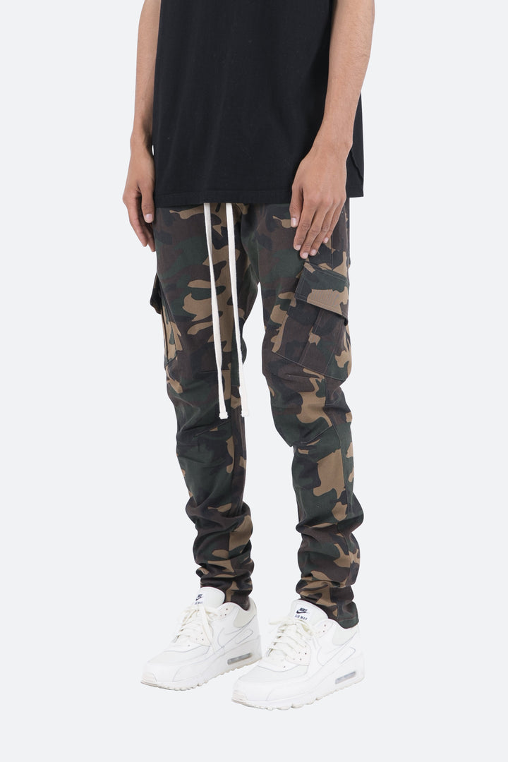 Mnml Cargo Drawcord II Pants - Woodland Camo 4 Mnml Cargo Drawcord II Pants - Woodland Camo