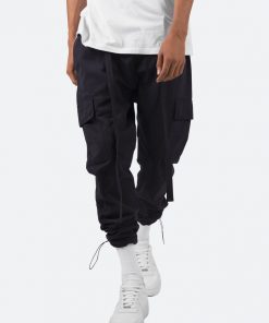 Mnml Cargo Lounge Pants - Black Bottoms