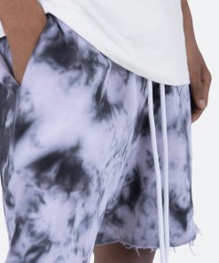 Mnml Cloud Wash Sweatshorts - Black/White Bottoms 13 Mnml Cloud Wash Sweatshorts - Black/White Bottoms