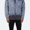 Mnml Collared Work Jacket - Blue