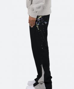 Mnml Contrast Bootcut Sweatpants - Black Bottoms
