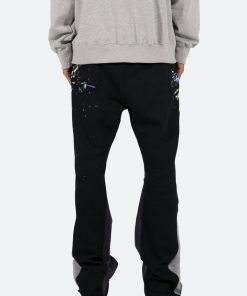 Mnml Contrast Bootcut Sweatpants - Black Bottoms
