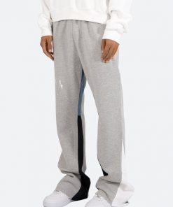 Mnml Bottoms Contrast Bootcut Sweatpants - Grey