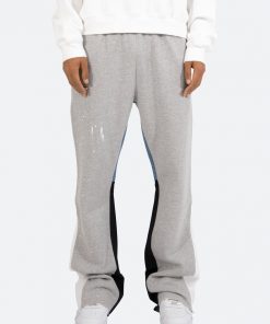 Mnml Bottoms Contrast Bootcut Sweatpants - Grey
