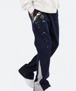 Mnml Contrast Bootcut Sweatpants - Navy Bottoms