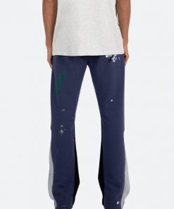 Mnml Contrast Bootcut Sweatpants - Vintage Navy Bottoms 13 Mnml Contrast Bootcut Sweatpants - Vintage Navy Bottoms