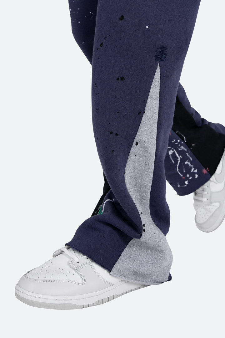 Mnml Contrast Bootcut Sweatpants - Vintage Navy Bottoms 8 Mnml Contrast Bootcut Sweatpants - Vintage Navy Bottoms