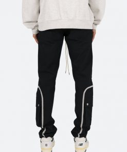 Mnml Contrast Taped Cargo Pants - Black