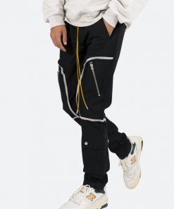 Mnml Contrast Taped Cargo Pants - Black