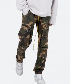 Mnml Contrast Taped Cargo Pants - Camo Bottoms 14 Mnml Contrast Taped Cargo Pants - Camo Bottoms