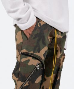 Mnml Contrast Taped Cargo Pants - Camo Bottoms 15 Mnml Contrast Taped Cargo Pants - Camo Bottoms