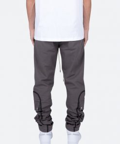 Mnml Bottoms Contrast Taped Cargo Pants - Charcoal Grey