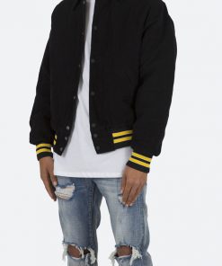 Mnml Outerwear Corduroy Collar Jacket - Black/Yellow 10 Mnml Outerwear Corduroy Collar Jacket - Black/Yellow