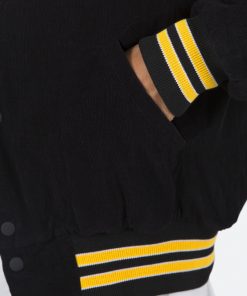 Mnml Outerwear Corduroy Collar Jacket - Black/Yellow 15 Mnml Outerwear Corduroy Collar Jacket - Black/Yellow