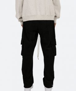 Mnml Bottoms Corduroy Snap II Cargo Pants - Black