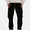 Mnml Bottoms Corduroy Snap II Cargo Pants - Black