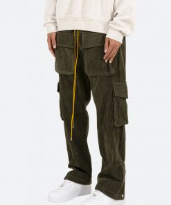 Mnml Corduroy Snap II Cargo Pants - Olive