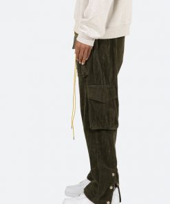 Mnml Corduroy Snap II Cargo Pants - Olive