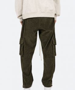 Mnml Corduroy Snap II Cargo Pants - Olive