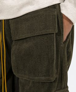 Mnml Corduroy Snap II Cargo Pants - Olive