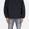 Mnml Cotton Half Zip Jacket - Black