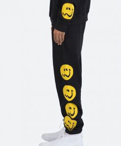 Mnml Bottoms Crooked Smile Sweatpants - Black