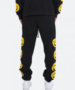 Mnml Bottoms Crooked Smile Sweatpants - Black
