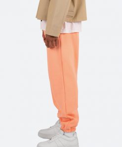 Mnml Cropped Basic Sweatpants - Salmon Bottoms 11 Mnml Cropped Basic Sweatpants - Salmon Bottoms