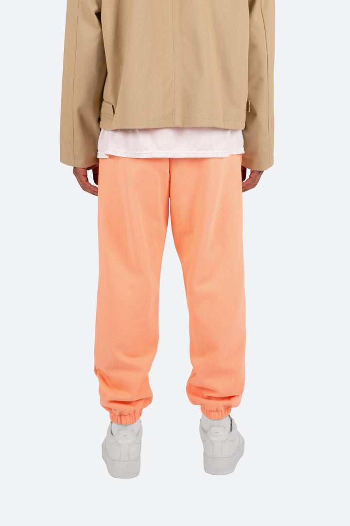 Mnml Cropped Basic Sweatpants - Salmon Bottoms 5 Mnml Cropped Basic Sweatpants - Salmon Bottoms