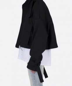 Mnml Cropped M65 Jacket - Black Outerwear