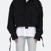 Mnml Cropped M65 Jacket - Black Outerwear
