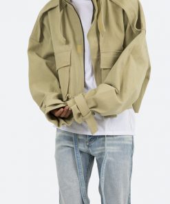 Mnml Cropped M65 Jacket - Khaki Outerwear