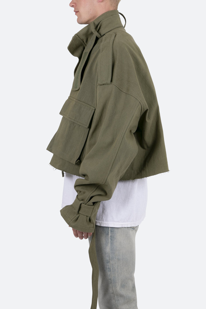 Mnml Outerwear Cropped M65 Jacket - Olive 5 Mnml Outerwear Cropped M65 Jacket - Olive