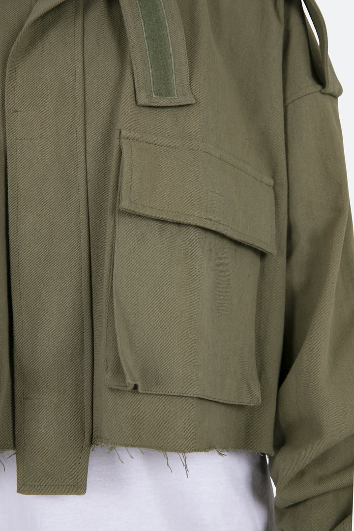 Mnml Outerwear Cropped M65 Jacket - Olive 9 Mnml Outerwear Cropped M65 Jacket - Olive