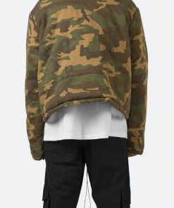 Mnml Outerwear Cropped Puffer Jacket - Camo