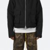 Mnml Cropped Puffer Jacket - Vintage Black