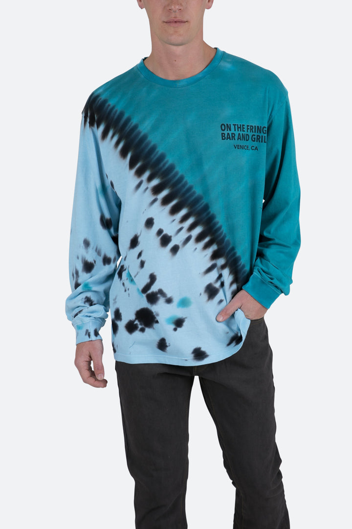 Mnml Cross Washed L/S Tee - Blue 6 Mnml Cross Washed L/S Tee - Blue