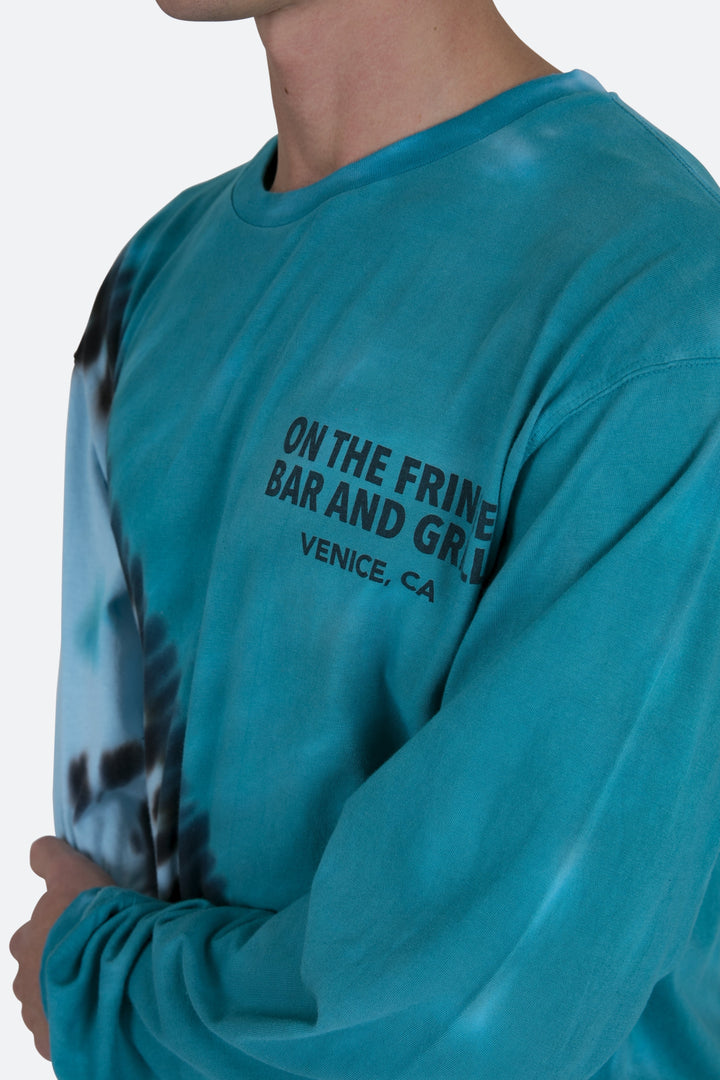 Mnml Cross Washed L/S Tee - Blue 8 Mnml Cross Washed L/S Tee - Blue