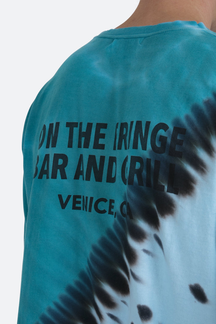 Mnml Cross Washed L/S Tee - Blue 9 Mnml Cross Washed L/S Tee - Blue