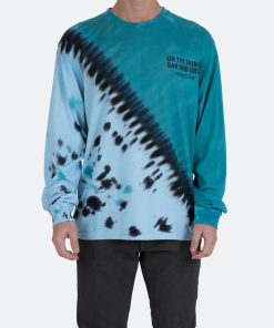 Mnml Cross Washed L/S Tee - Blue