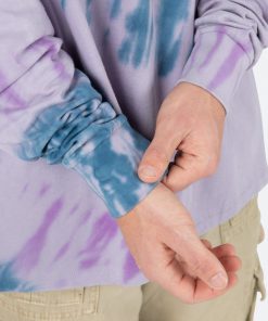 Mnml Cross Washed L/S Tee - Purple