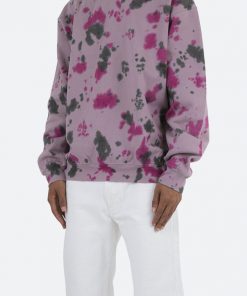 Mnml Outerwear Crystal Dyed Crewneck - Purple 10 Mnml Outerwear Crystal Dyed Crewneck - Purple