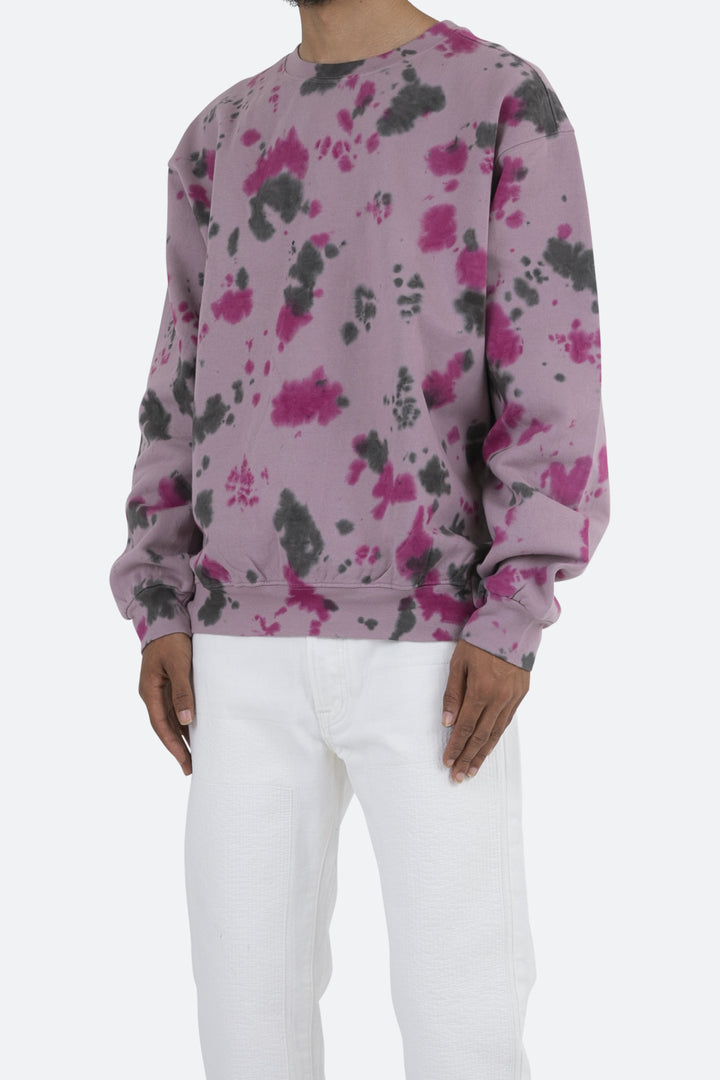 Mnml Outerwear Crystal Dyed Crewneck - Purple 3 Mnml Outerwear Crystal Dyed Crewneck - Purple